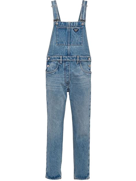 prada denim romper|prada ladies jeans.